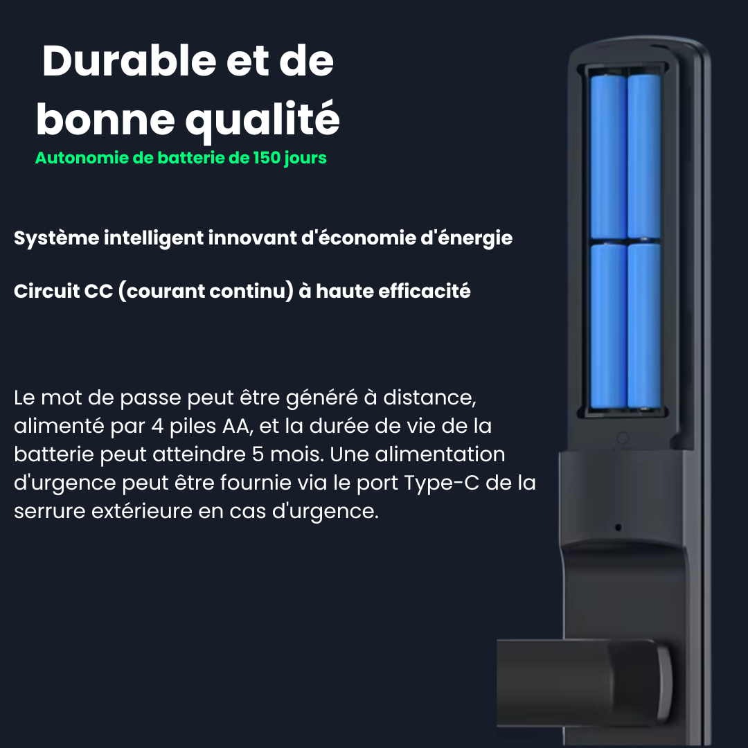 Serrure Digital S5 SLIM Camera