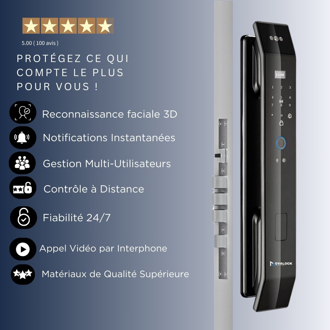 Serrure Intelligente S10 Face ID