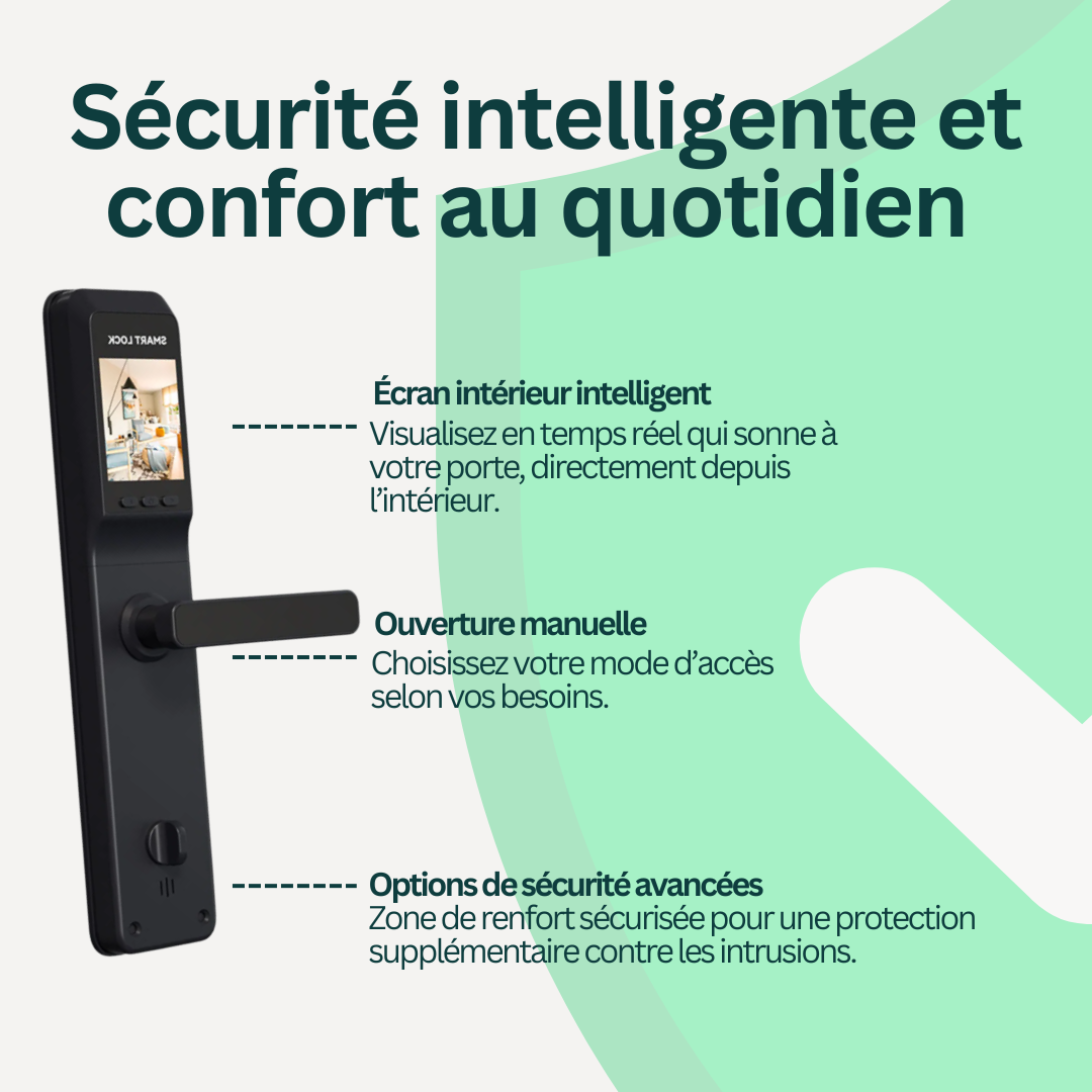SERRURE INTELLIGENTE M1 PRO (Visio)