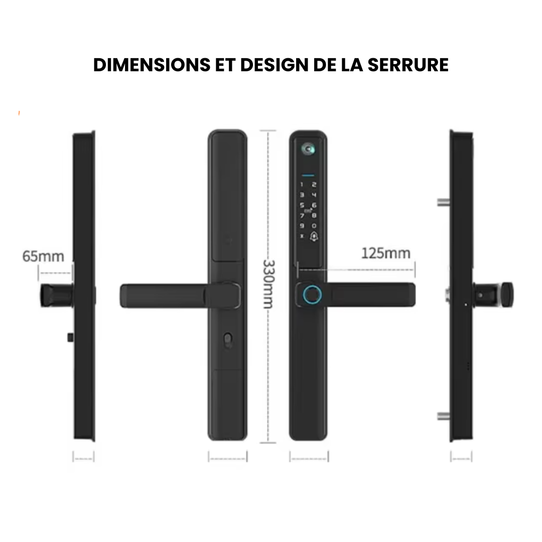 Serrure Digital S5 SLIM Camera