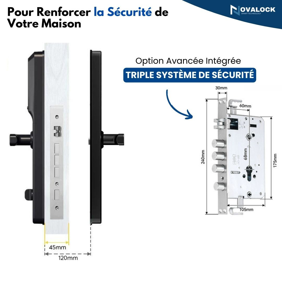 SERRURE INTELLIGENTE M1 PRO (Visio)