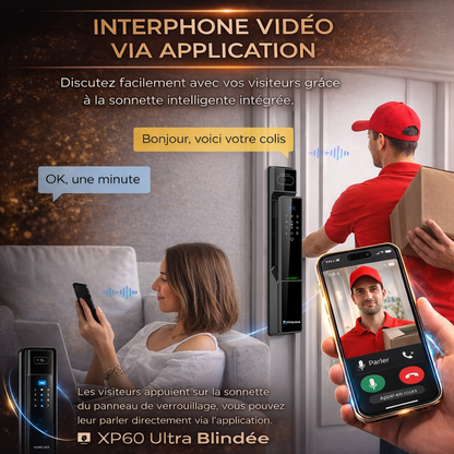 Serrure Intelligente XP60 ULTRA BLINDÉE