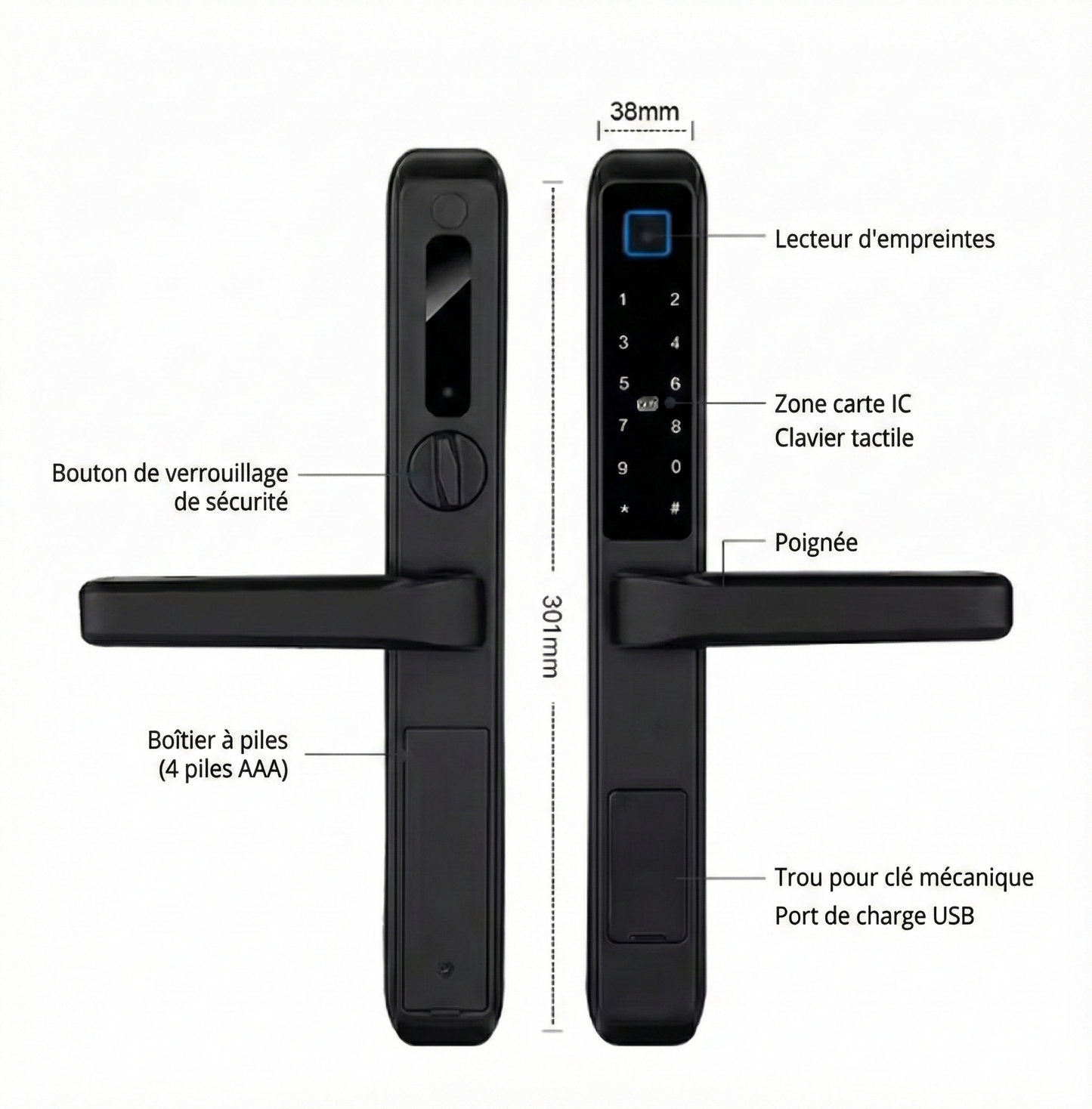Serrure Digital S5 SLIM (2026)