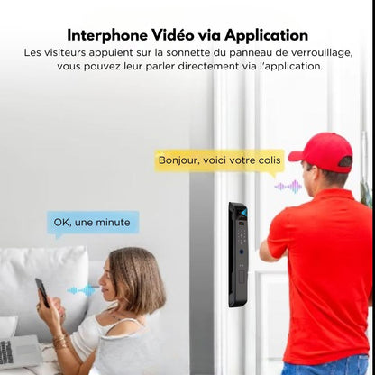 Serrure Intelligente Face id EM23 (Tuya)