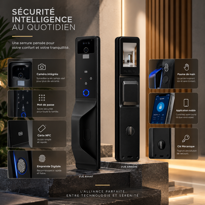 Serrure Intelligente HK80 ULTRA BLINDÉE