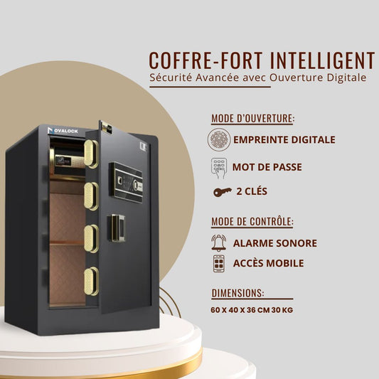 Coffre-Fort Intelligent (Wifi) 60 cm