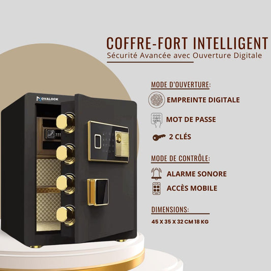 Coffre-Fort Intelligent (Wifi) 45 cm