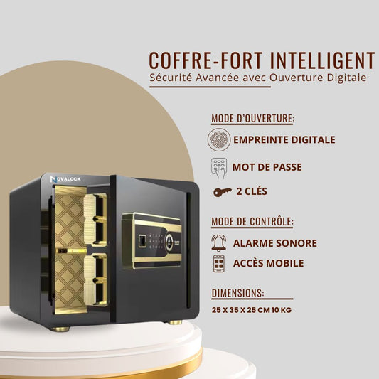 Coffre-Fort Intelligent (Wifi) 25 cm