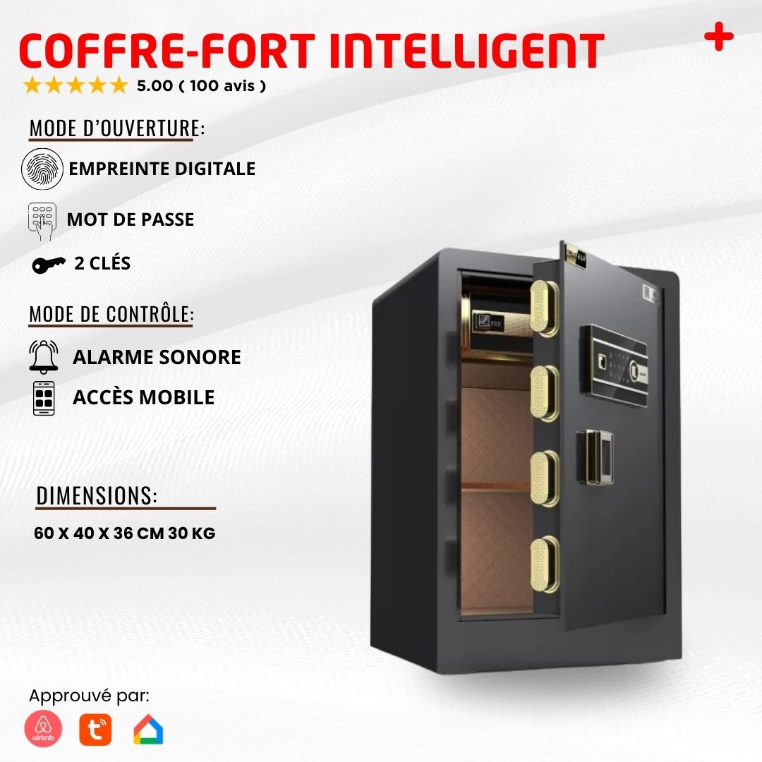 Coffre-Fort Intelligent (Wifi) 60 cm