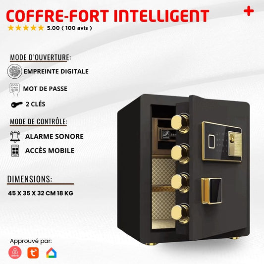 Coffre-Fort Intelligent (Wifi) 45 cm